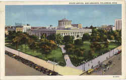 State Capitol And Grounds Postcard