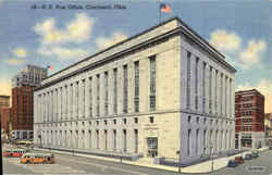 U.S. Post Office Cincinnati, OH Postcard Postcard