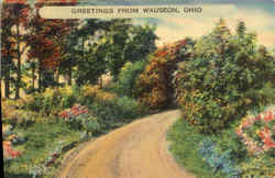 Greetings from Wauseon Postcard