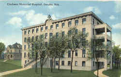 Clarkson Memorial Hospital Omaha, NE Postcard Postcard