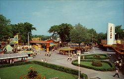 The Amusement Park at Crystal Beach Ontario Canada Postcard Postcard