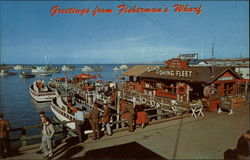 Greetings From Fisherman's Wharf Postcard