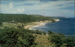 Beautiful Scenic View From "Guajataca Beach and Summer Resort" Quebradillas, Puerto Rico Postcard Postcard