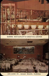 Embers Restaurant & Cocktail Lounge Postcard