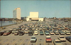 Jacsonville City Parking Lot Postcard