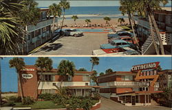 Catalina Beach Motel Daytona Beach, FL Postcard Postcard