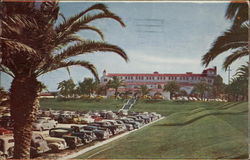 Tijuana 5 Race track Building Postcard