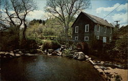 Water Mill on Cape Cod Postcard