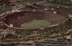 Aerial vIew of the Rose Bowl Pasadena, CA Postcard Postcard