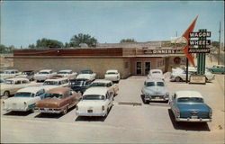 Wagon Wheel Restaurant Big Spring, TX Postcard Postcard