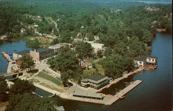 Partial Aerial View of Port Carling Postcard