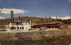 Parkway Motor Court and Restaurant Laurel Springs, NC Postcard Postcard