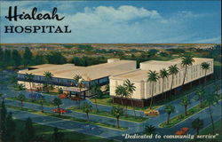 Hialeah Hospital Florida Postcard Postcard