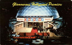 Pacific's Cinerama theatre Hollywood, CA Postcard Postcard