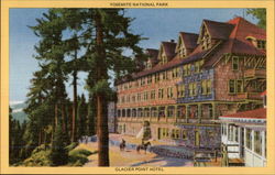 Glacier Point Hotel Yosemite, CA Yosemite National Park Postcard Postcard