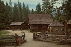 Pioneer History Center, Wawona Yosemite, CA Yosemite National Park Postcard Postcard