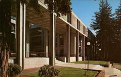 The University Library Santa Cruz, CA Postcard Postcard