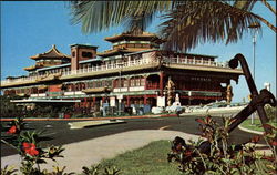 Oceania Floating Restaurant Honolulu, HI Postcard Postcard