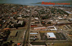 Aerial view of Pittsburg, California Postcard Postcard