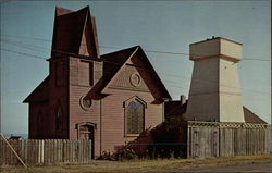 Building in Mendocino, California Postcard Postcard