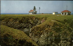 Point Cabrillo Lighthouse Mendocino, CA Postcard Postcard