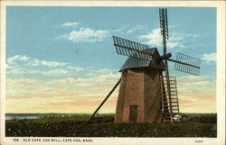 Old Cape Cod Mill Postcard