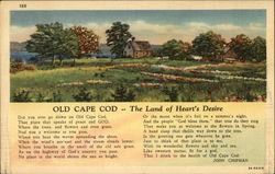 Old Cape Cod The Land of Heart's Desire Postcard