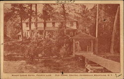 Mingo Lodge Hotel, Fourth Lake Old Forge, NY Postcard Postcard