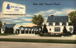 Blue Bell Tourist Court Aberdeen, MD Postcard Postcard