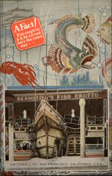 Bernstein's Fish Grotto San Francisco, CA Postcard Postcard