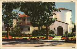 Home of Jeannette McDonald Postcard