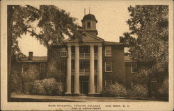 Main Building, Erskine College Postcard