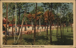 Raymon'd0s Lakeside Cabins, Manomet Plymouth, MA Postcard Postcard