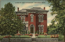 Home of James Whitcomb Riley Postcard