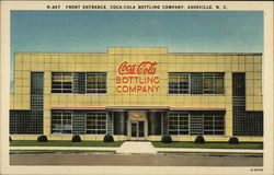 Front Entrance, Coca-Cola Bottling Company Postcard