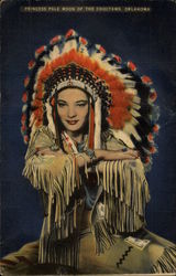 Princess Pale Moon of the Choctaws Postcard