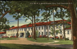 U.S.Naval Hospital, Navy Yard Postcard