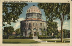 Union College Library Schenectady, NY Postcard Postcard