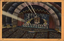 Interior, Radio City Music Hall, Rockefeller Center Postcard