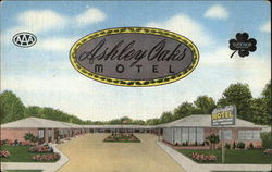 Ashley Oaks Motel Valdosta, GA Postcard Postcard