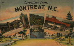 Greetings from Montreat, N.C Postcard