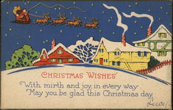 Christmas Wishes Postcard