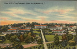 State of New York Veterans' Camp, Mt. McGregor Postcard