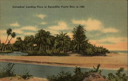 Columbus' Landing Place, 1493 Postcard