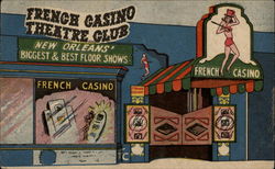 French Casino Theatre Club New Orleans, LA Postcard Postcard