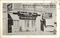 The Original Mexican & Italian Restaurant 1003 E. Broadway Postcard