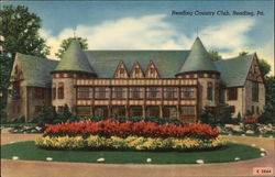 Reading Country Club Pennsylvania Postcard Postcard