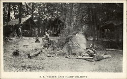 B.K. Wilbur Unit - Camp Delmont Postcard