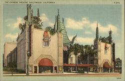 The Chinese Theatre Hollywood, CA Postcard Postcard