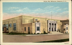 World War Memorial Postcard